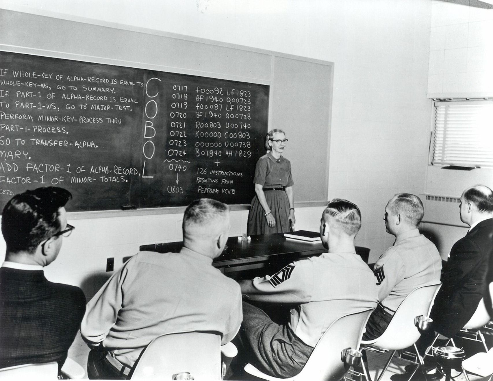 Grace teaching COBOL
